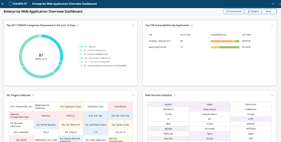 tenable web app scanning